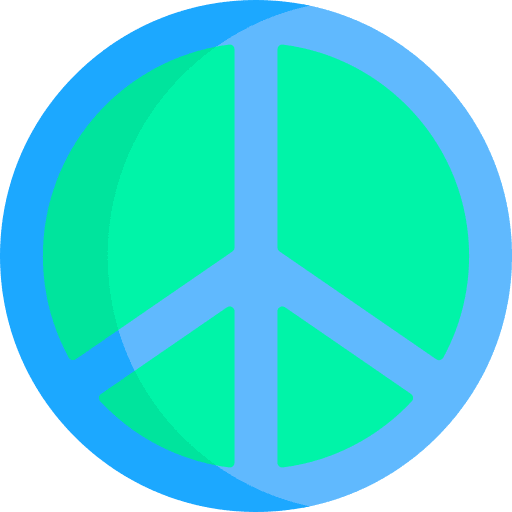 Peace day shapes and symbols event symbol icon