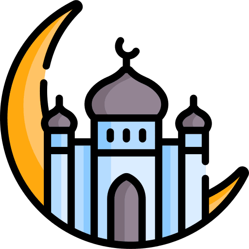 Ramadan islam moon pray icon