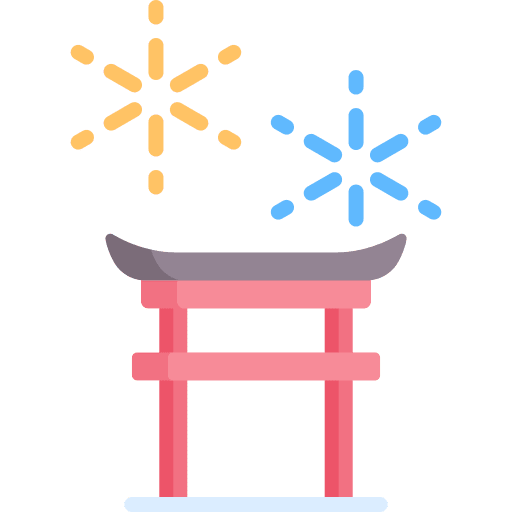 Shogatsu day cultures japanese icon