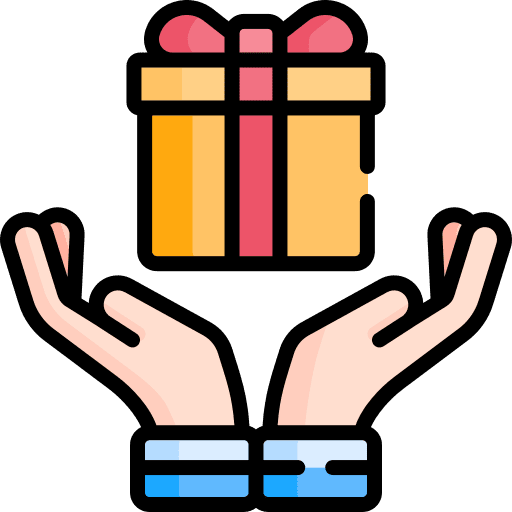 Boxing day gift loyalty program present icon