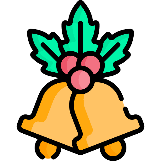 Christmas bell jingle bell christmas bell xmas icon