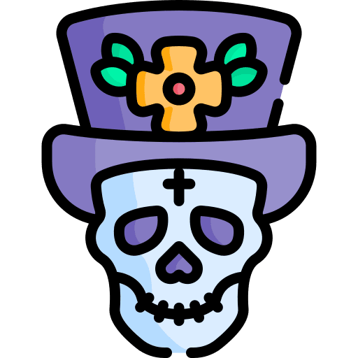 Day of the dead mexico artisanal traditional icon