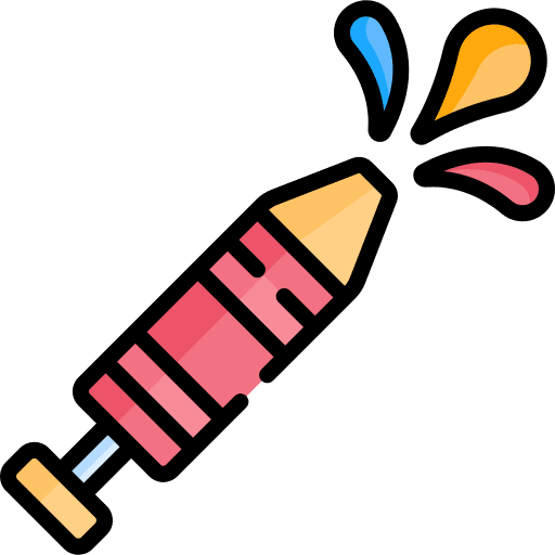 Holi powder sprayer cultures icon