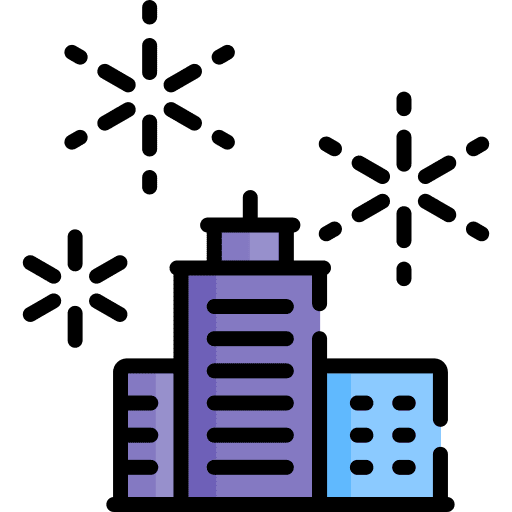 New year party house cultures icon