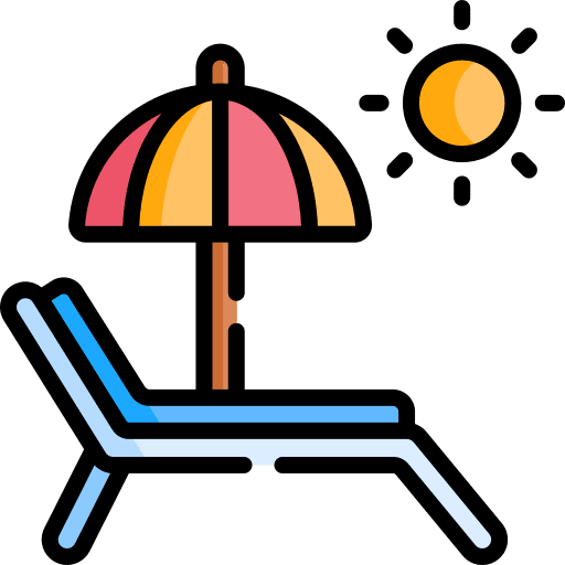 Summer holidays summer summer holidays vacations icon