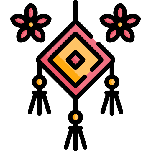 Chinese new year chinese knot chinese new year lucky charm icon