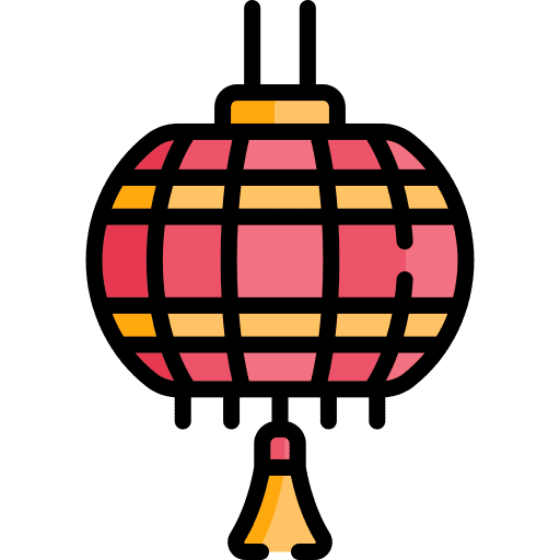 Chinese new year holiday cultures decoration icon