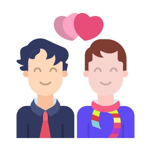 Couple boyfriend people men icon