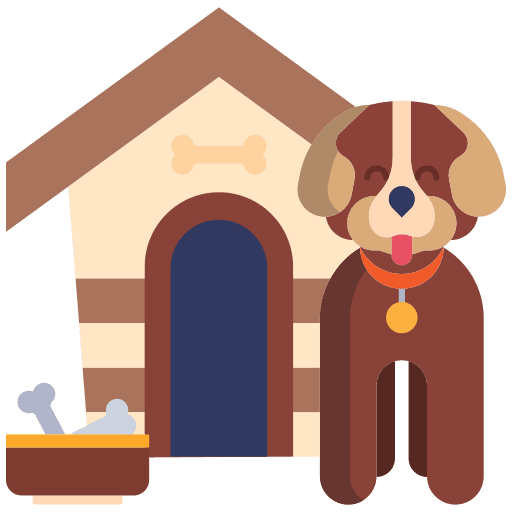 Pet house dog pets pet house icon