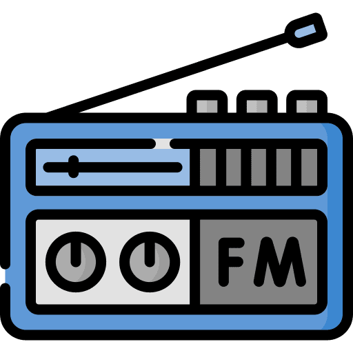 Fm fm communications electronics icon