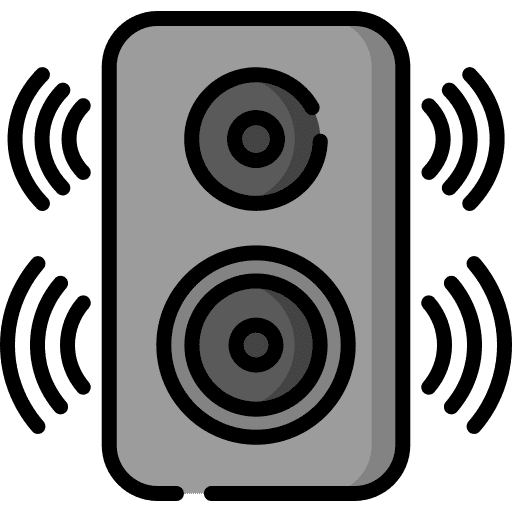 Speaker audio loudspeakers music icon
