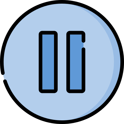 Pause button music pause button symbol icon