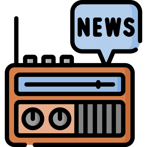 News electronics radio antenna radio icon