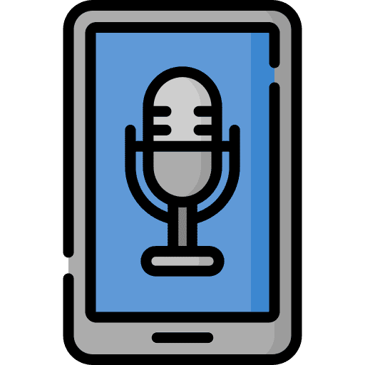Podcast smartphone electronics app icon