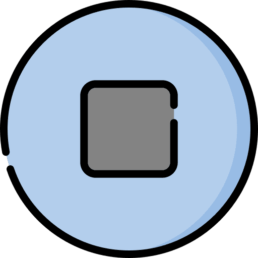 Stop button interface multimedia option multimedia player icon