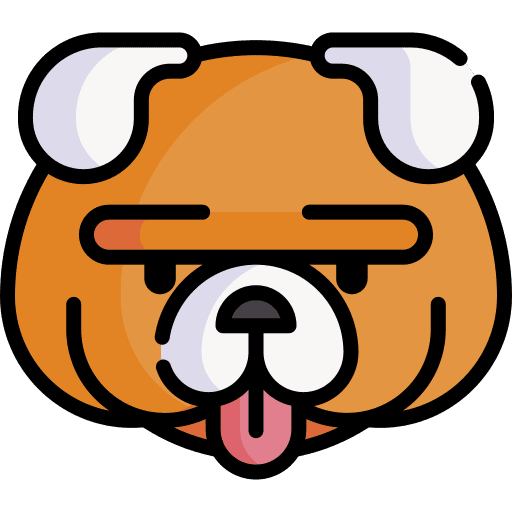 Bulldog animal kingdom pet breed icon