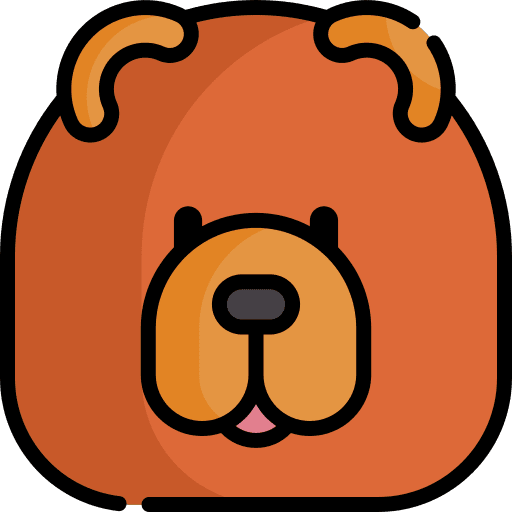 Chow chow animal kingdom pet dog icon