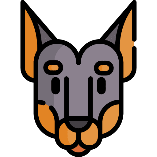 Doberman doberman pet dog icon