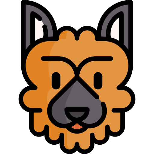 German shepherd animals zoology dog icon