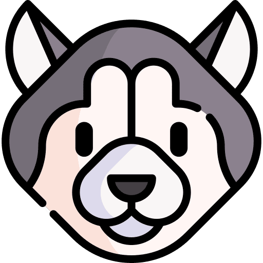 Malamute animals breed dog icon