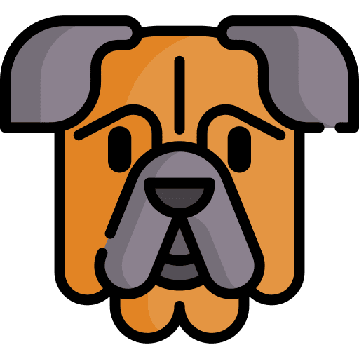 Mastiff pet zoology dog icon