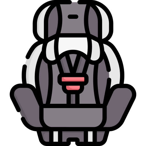 Car chair chair child kid and baby icon