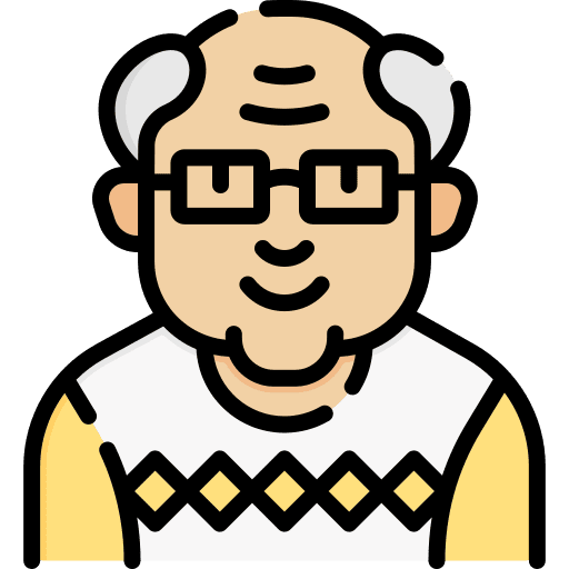 Grandfather grandfather bald grandpa icon