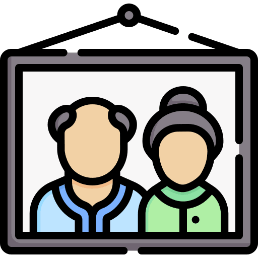 Grandparents family grandmother grandparents icon