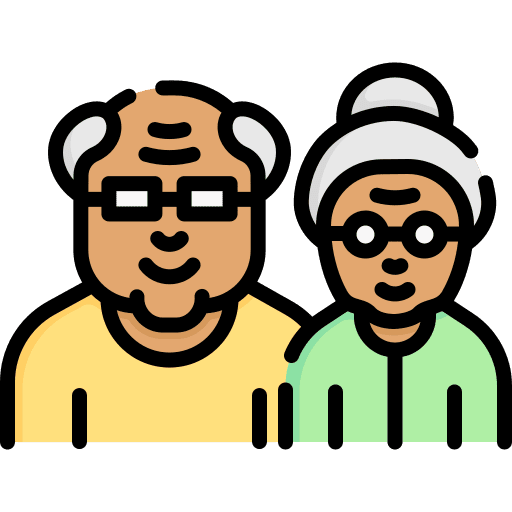 Grandparents grandfather family grandparents icon