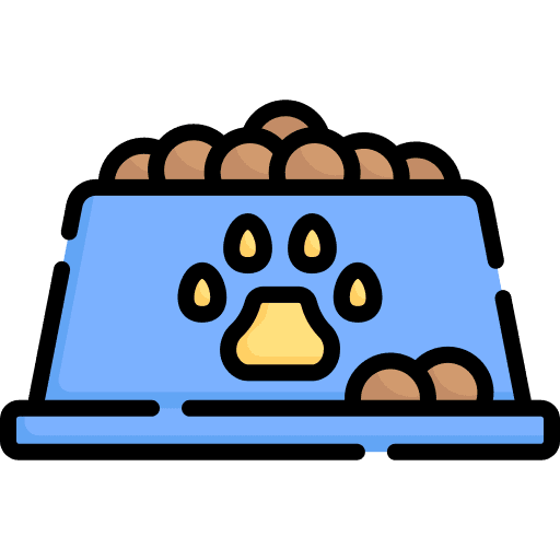 Dog food pet shop foods pets icon
