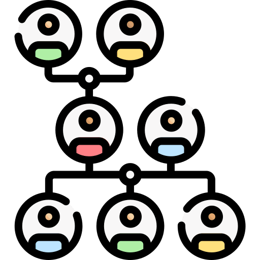 Family tree grandmother family grandfather icon