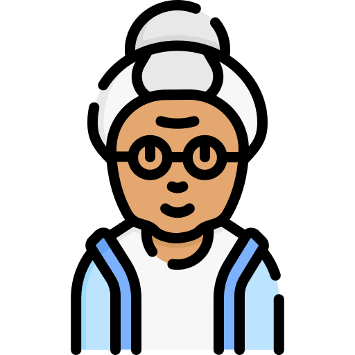 Grandmother user grandma old icon