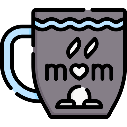 Mug gift love mothers day icon