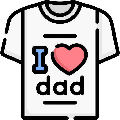 Tshirt clothes fashion fathers day icon