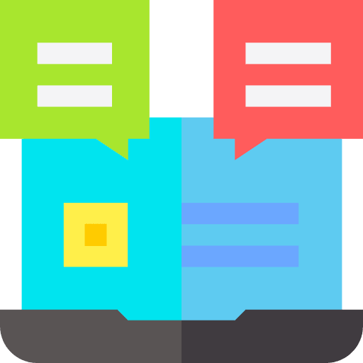 Chat conversation message computer icon