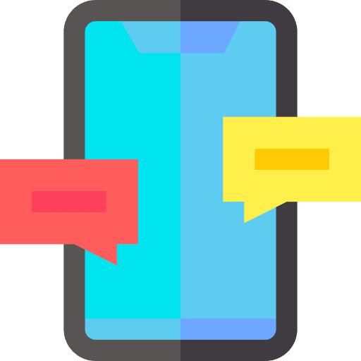 Chat iphone electronics mobile phone icon