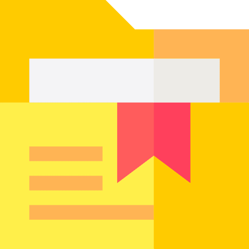 Bookmark communications book diary icon