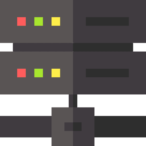 Server technology network files icon