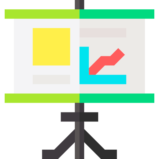 Statistics arrow trend business icon