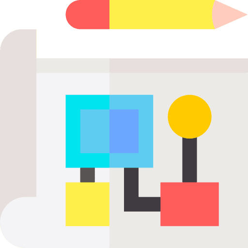 Workflow marketing work diamond icon