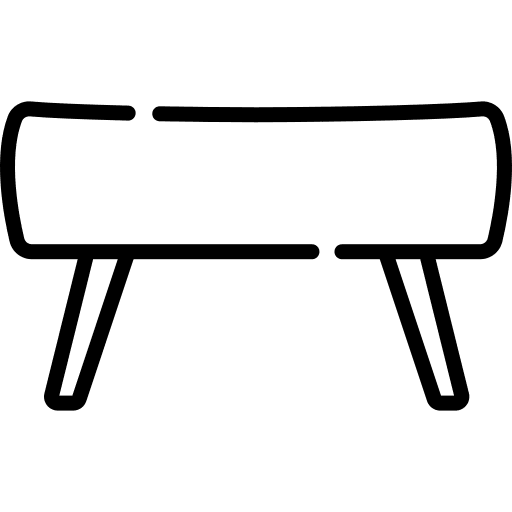 Bench furniture and household seat bench icon