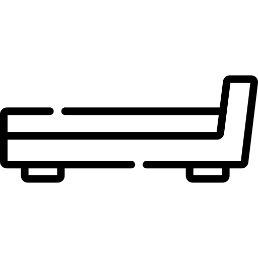 Chaise longue livingroom home decor furniture and household icon