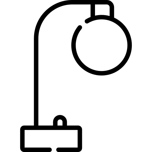 Floor lamp illumination electricity wall lamp icon