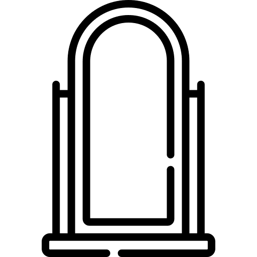 Mirror reflection home decoration home decor icon