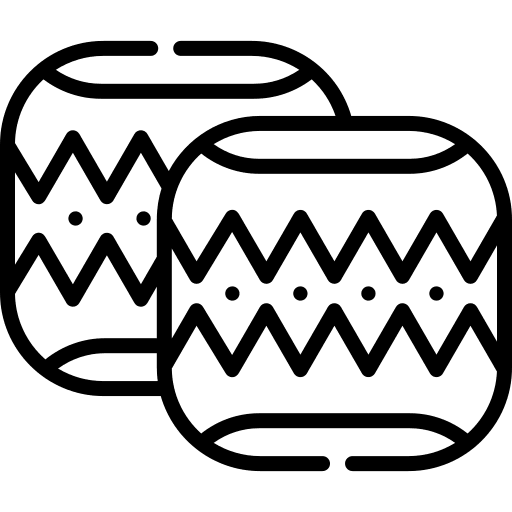 Pouf furniture decoration household icon