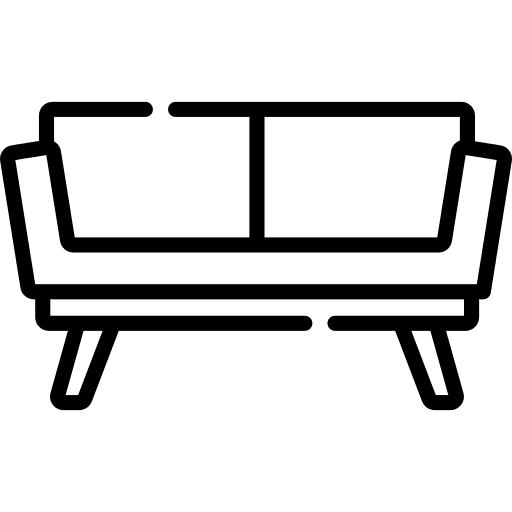 Sofa relax furniture and household interior icon