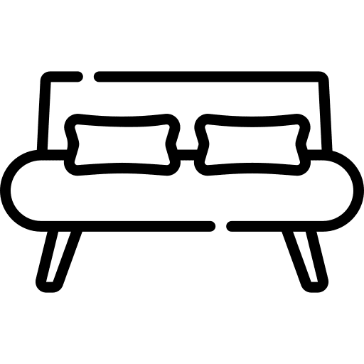 Sofa relax interior sofa icon