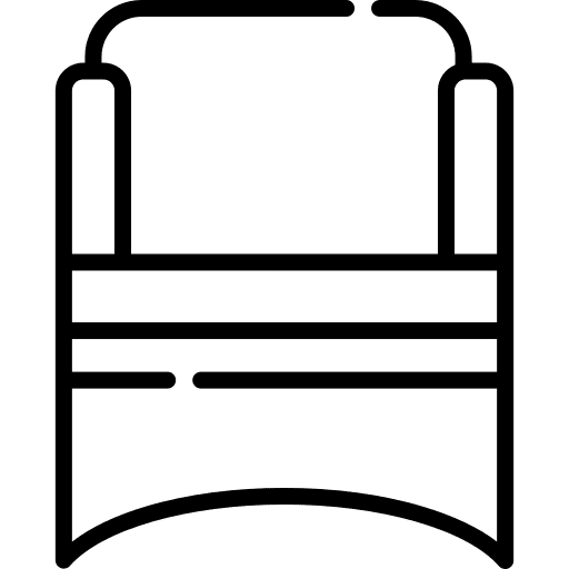 Armchair chair comfortable home decor icon