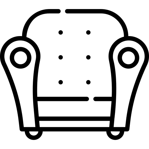 Armchair seat armchair comfortable icon