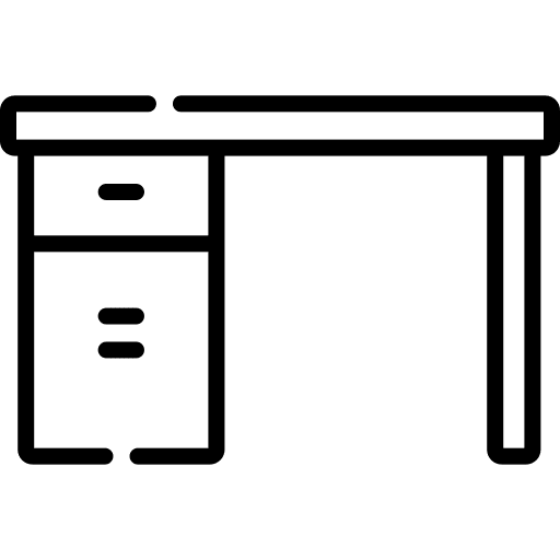 Desk home furniture home decoration decoration icon